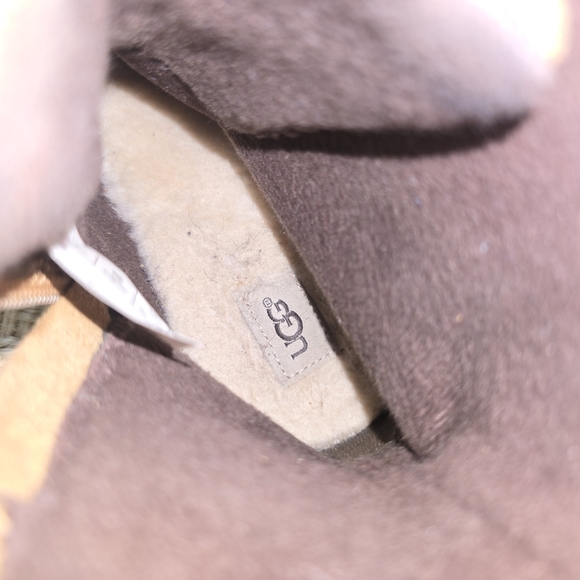 UGG Brown Lace-Up Boots - Picture 8 of 11